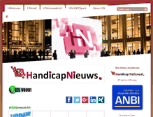 Tablet Screenshot of handicapnieuws.net